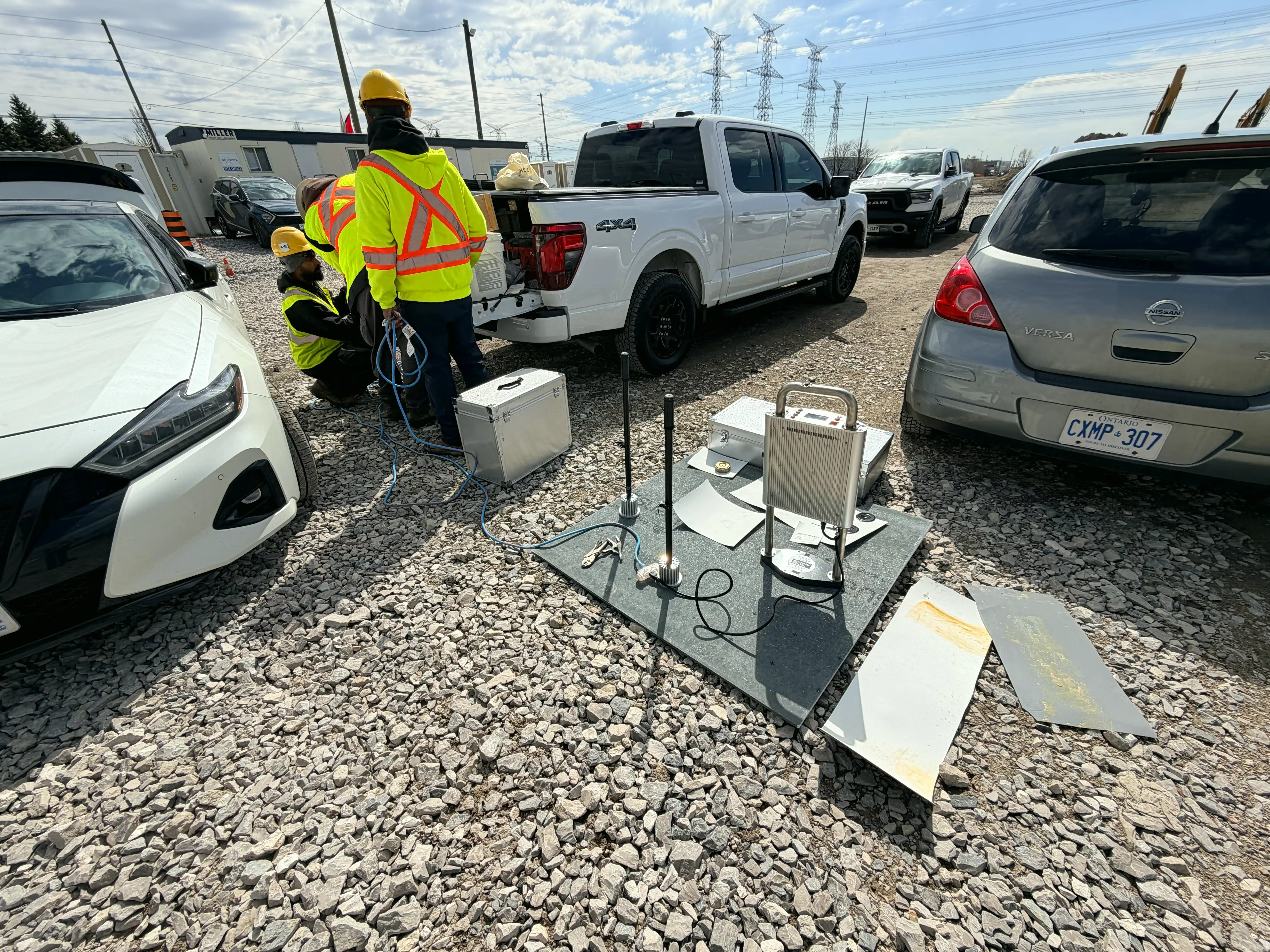 Fuze induction equipment on site