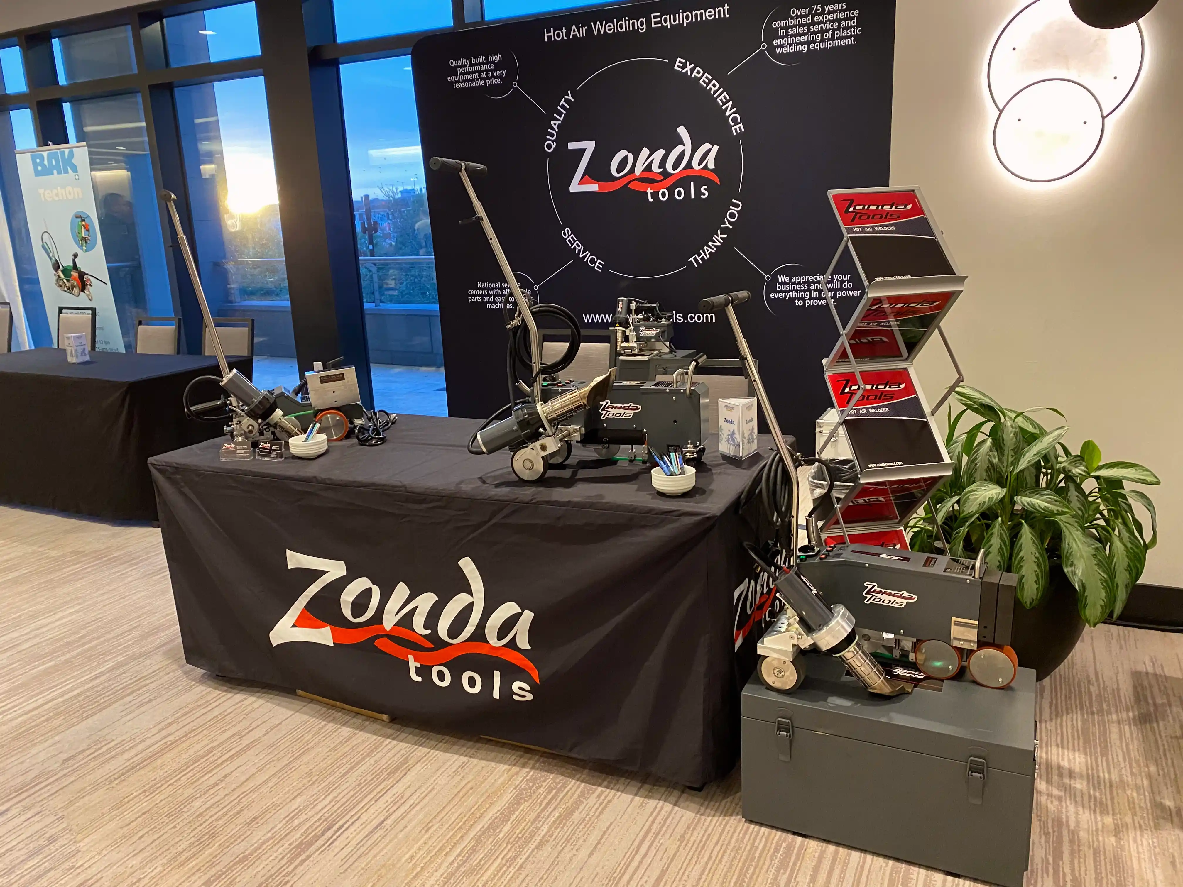 Zonda Tools equipment display